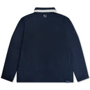 Puma Junior Lightweight 1/4 Zip Pullover - Deep Navy/Ash Gray