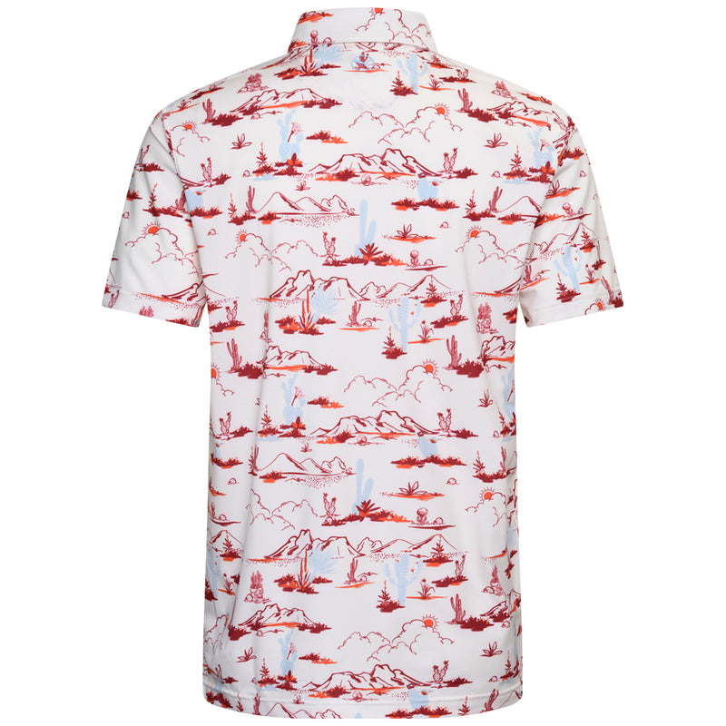 Puma MATTR Bushland Polo Shirt - Warm White/Silver Sky
