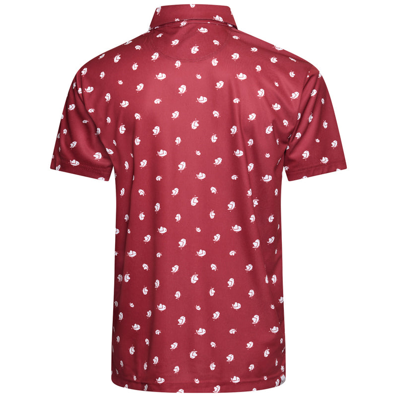 Puma Pure Love Birdies Polo Shirt - Intense Red/White Glow