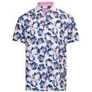 Puma Pique Borrego Polo Shirt - LC - White Glow/Blue Horizon