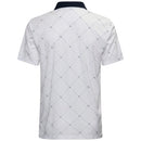 Puma Pure 2.0 Argyle Polo Shirt - White Glow/Deep Navy