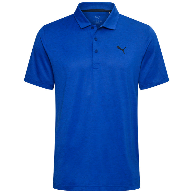 Puma Premium Tech 3.0 Polo Shirt - Festive Blue Heather