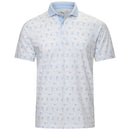 Puma MATTR Ornamental Polo Shirt - White Glow/Haute Tropic