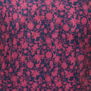 Puma Cloudspun Carmela Floral Polo Shirt - Deep Navy/Ruby Shimmer