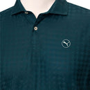 Puma MATTR Houndstooth Polo Shirt - Green Terrain