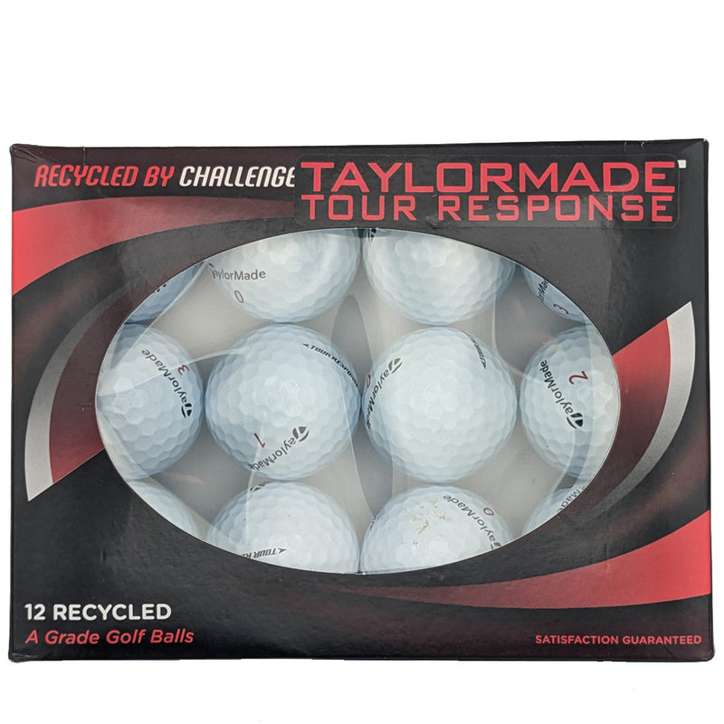 TaylorMade Tour Response Grade A Rewashed Golf Balls - White 12 Pack