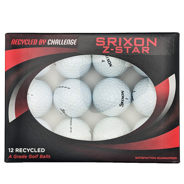 Srixon Z Star Grade A Rewashed Golf Balls - White 12 Pack