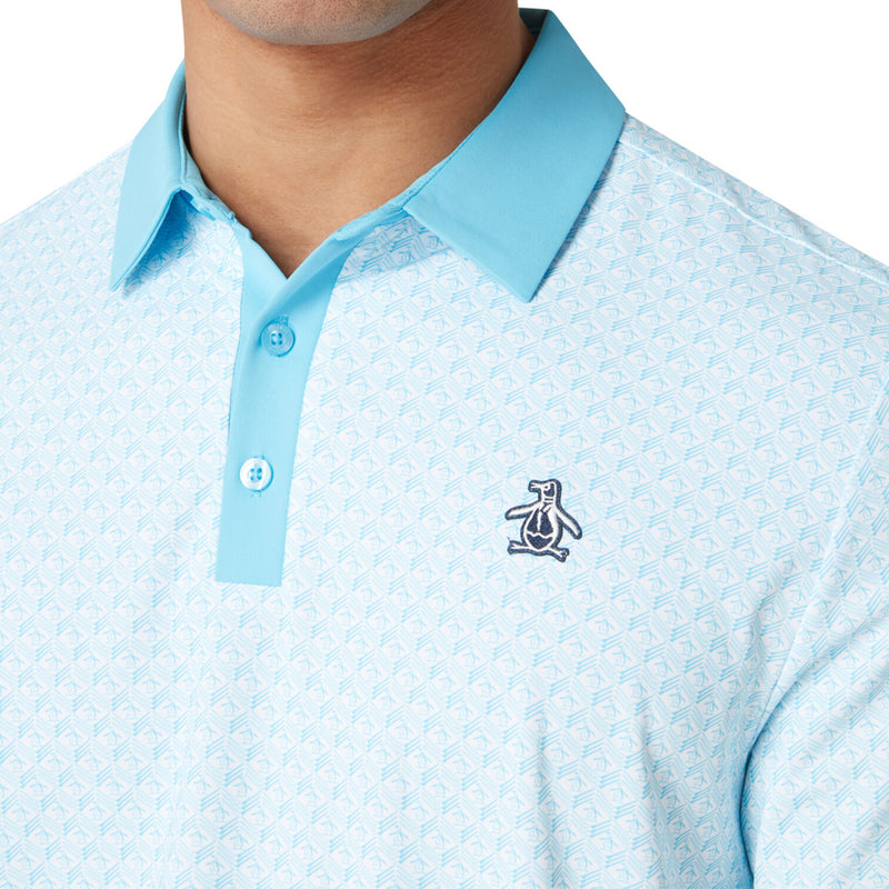 Original Penguin Pete’s Tee Time Polo Shirt - Blue Grotto