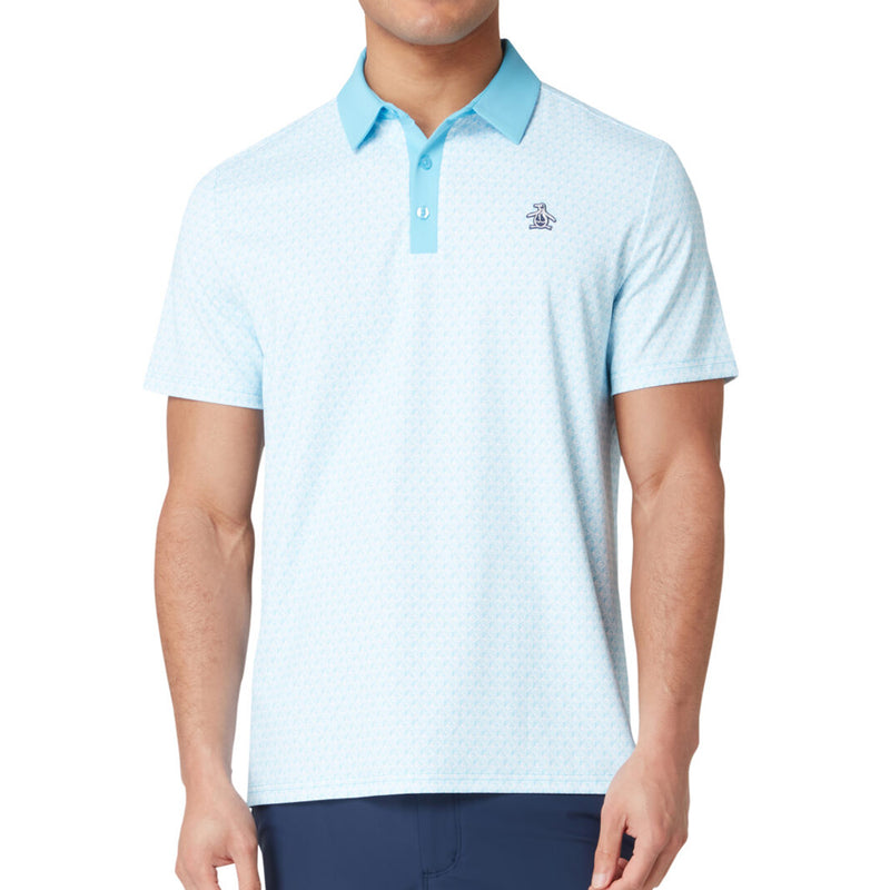 Original Penguin Pete’s Tee Time Polo Shirt - Blue Grotto