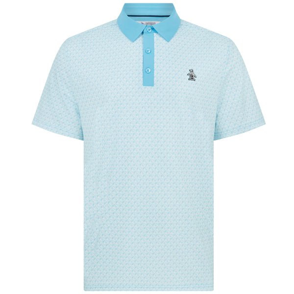 Original Penguin Pete’s Tee Time Polo Shirt - Blue Grotto