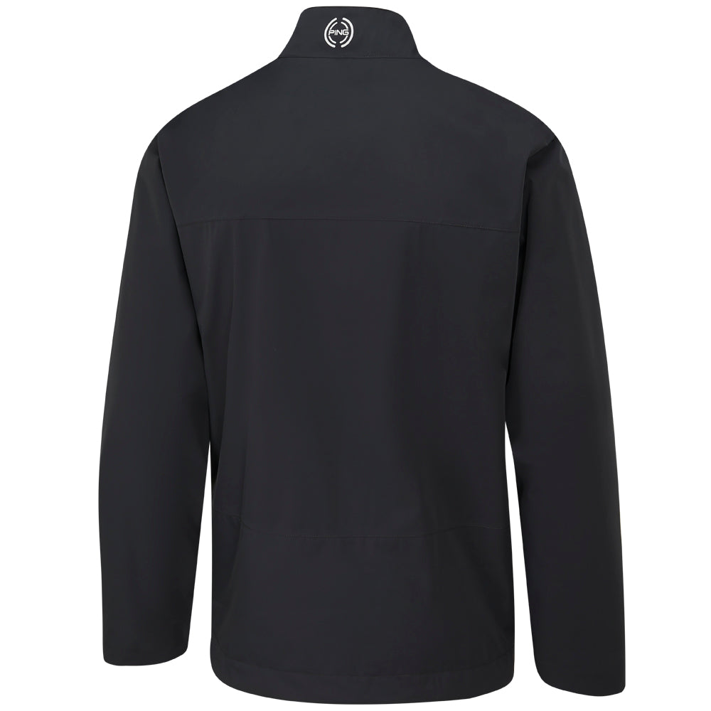 PING ブラック ジャケット Ping AquaDrive Waterproof Jacket - Black