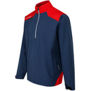Ping AquaDrive Waterproof 1/2 Zip Jacket - Oxford Blue/Classic Red