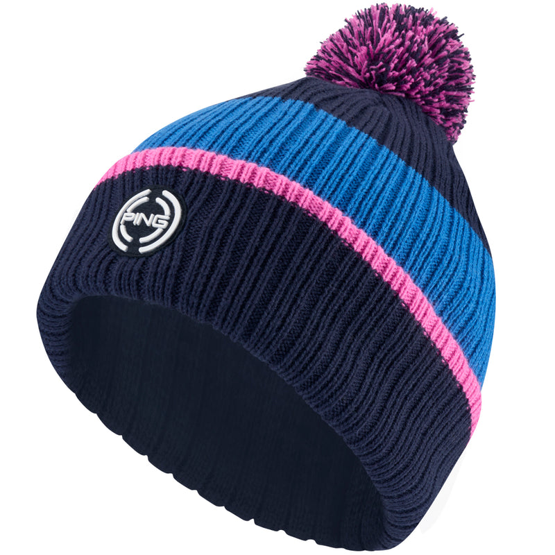 Ping Bassett Beanie - Navy/Tidal Blue Multi