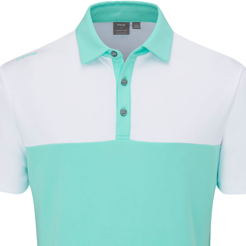 Ping Bodi Polo Shirt - Aruba Blue/White