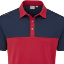 Ping Bodi Polo Shirt - Rich Red/Navy