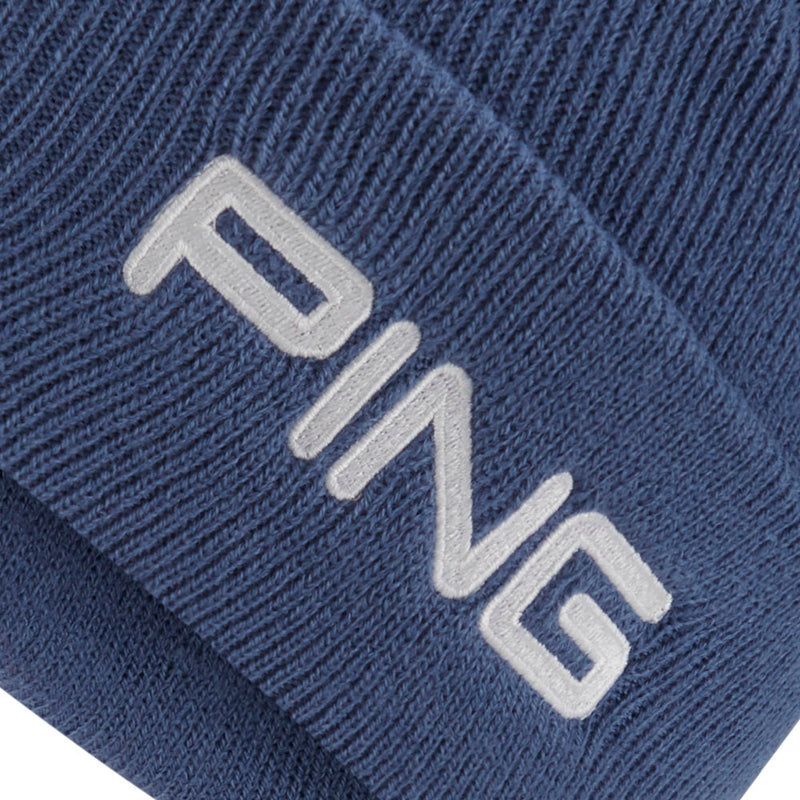 Ping Cresting Knit Beanie Hat - Blue Indigo