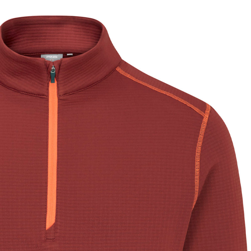 Ping Edwin 1/2 Zip Pullover - Brick