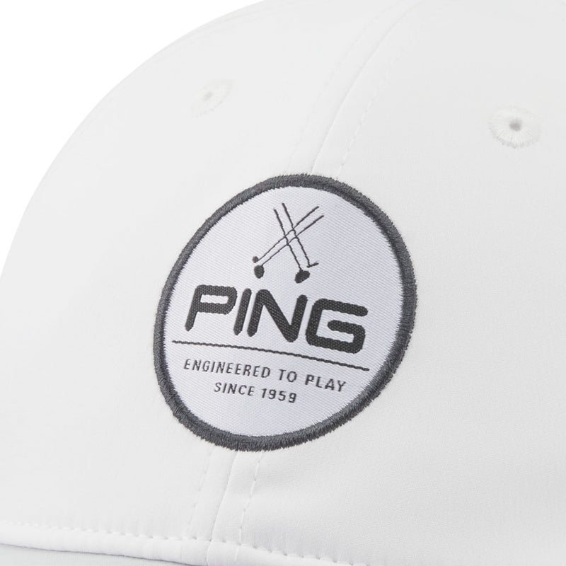 Ping Engineered To Play Cap - White/Silver