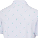 Ping Gold Putter Printed Polo Shirt - White/Aruba Blue Multi