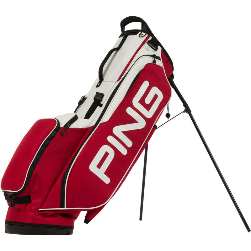 Ping Hoofer Ltd Edition Lite Club Together Stand Bag - Red/White