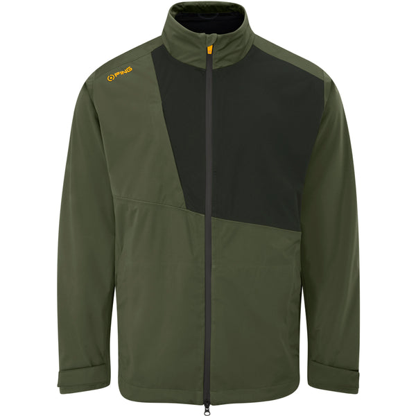 Ping Impervious Waterproof Jacket - Dark Olive/Black