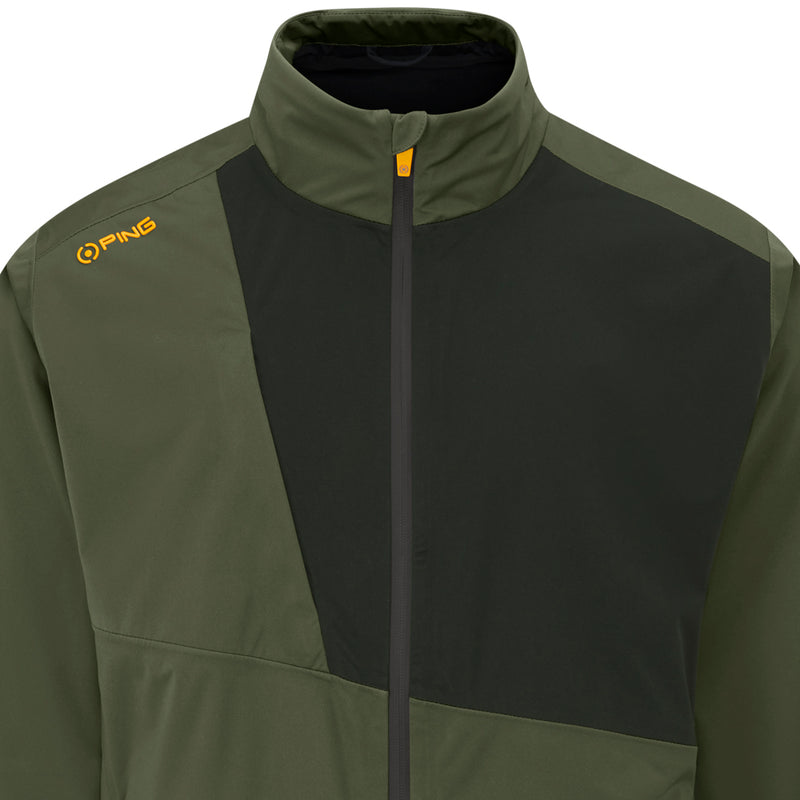 Ping Impervious Waterproof Jacket - Dark Olive/Black