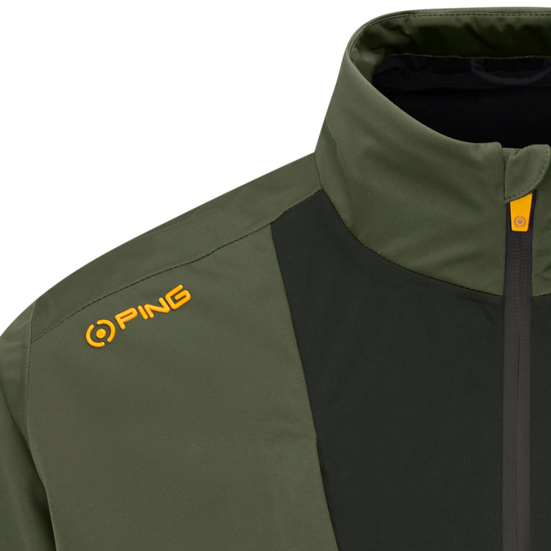 Ping Impervious Waterproof Jacket - Dark Olive/Black