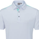 Ping Inver Polo Shirt - White/Aruba Blue Multi