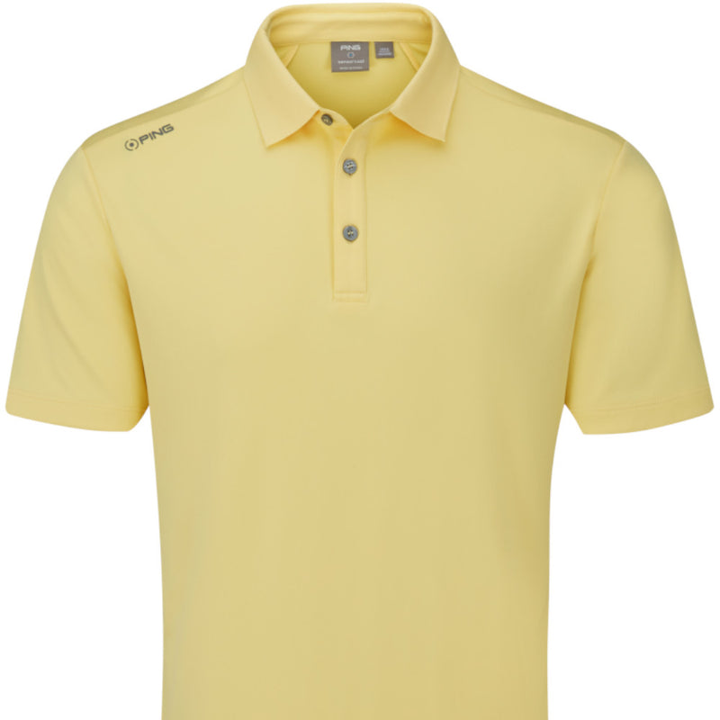 Ping Lindum Polo Shirt - Lemon