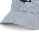 Ping Map Print Cap - Silver