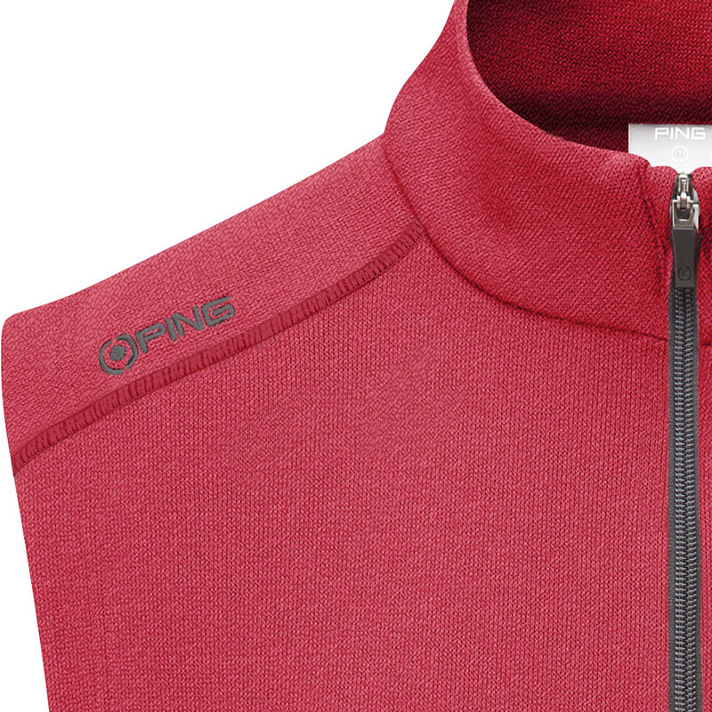 Ping Ramsey Gilet - Rich Red Marl