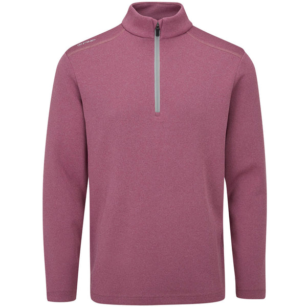 Ping Ramsey 1/2 Zip Pullover - Beet Red Marl
