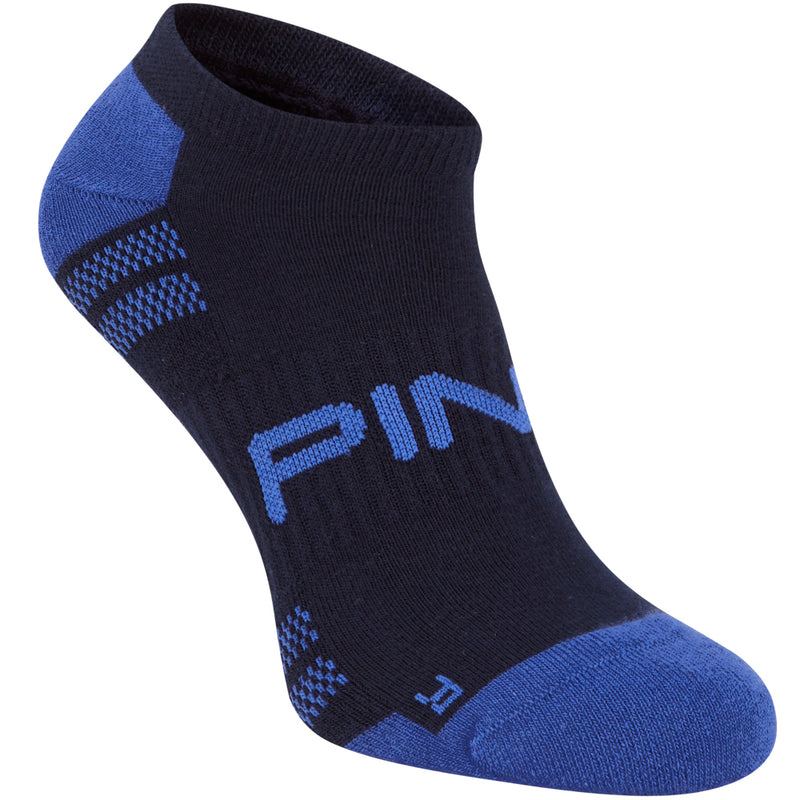 Ping No Show Socks - Navy/White Multi