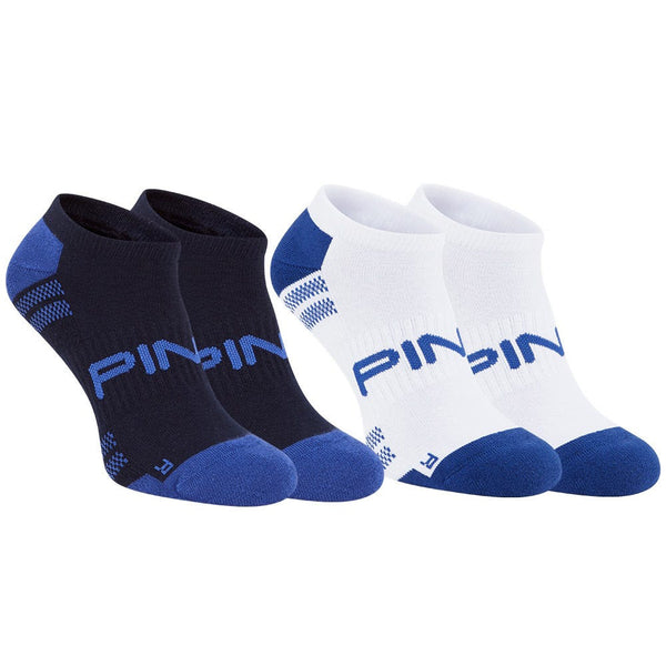 Ping No Show Socks - Navy/White Multi