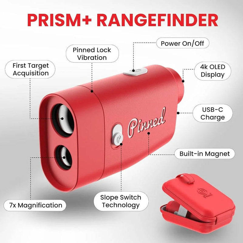 Pinned Golf Prism+ Rangefinder - Pink