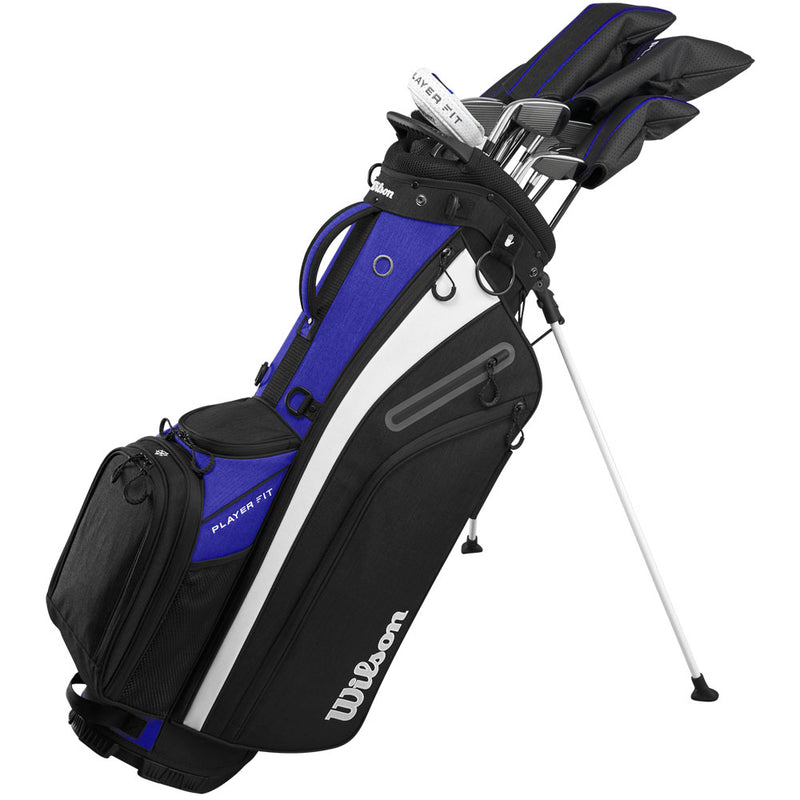Wilson Player Fit 12-Piece Stand Bag Package Set - Steel
