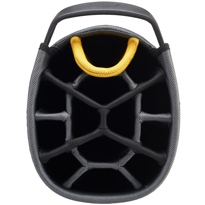 PowaKaddy DLX-Lite Cart Bag - Gun Metal/Yellow Trim