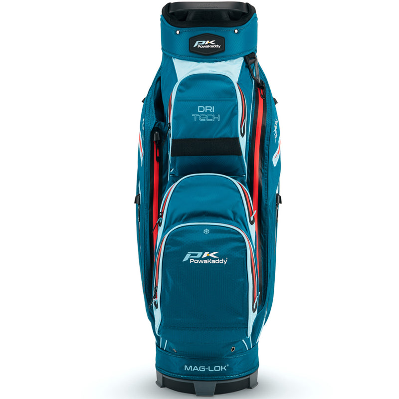 PowaKaddy Dri Tech Waterproof Cart Bag - Blue/Baby Blue/Red Trim