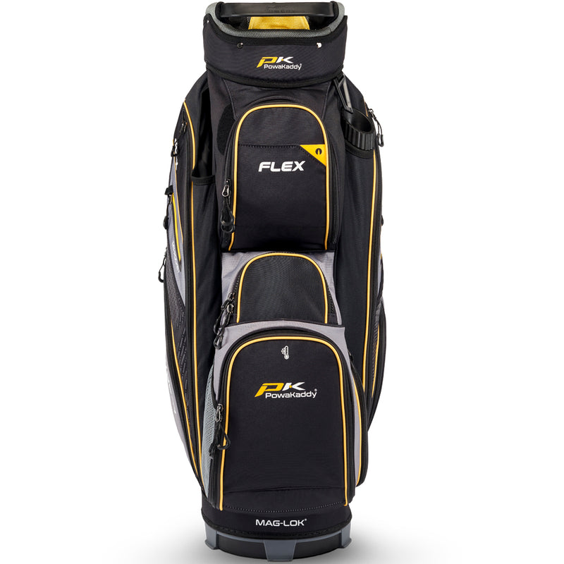 PowaKaddy FLEX Cart Bag -  Grey/Yellow