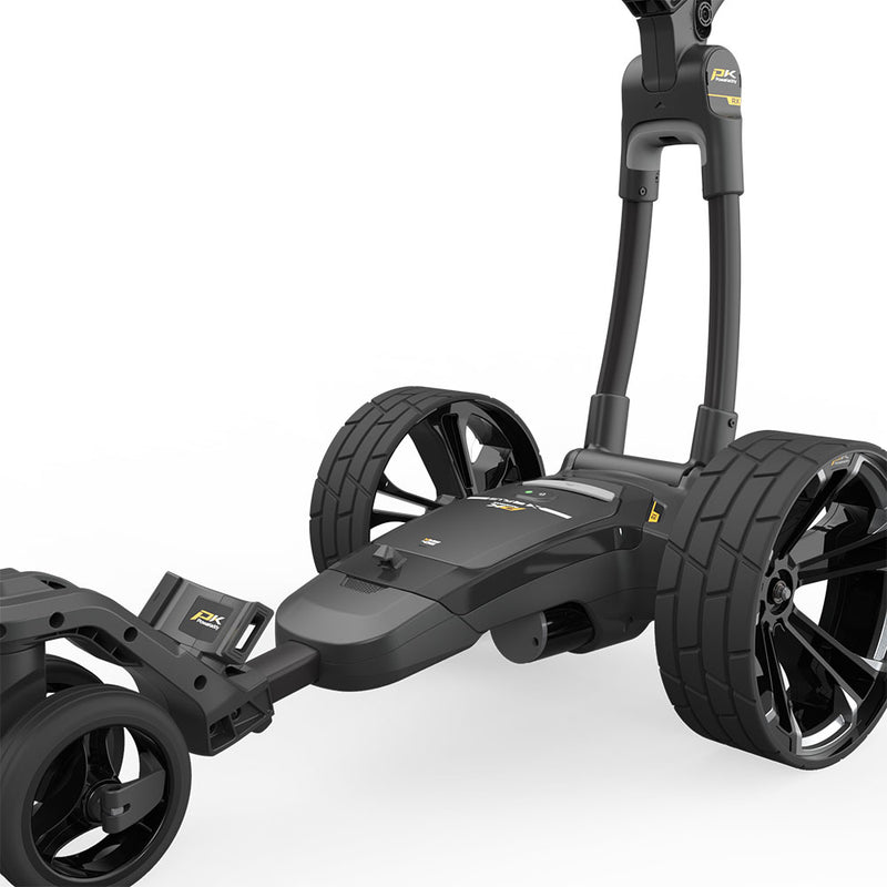 PowaKaddy RX Remote Control Electric Trolley - Black - 2025