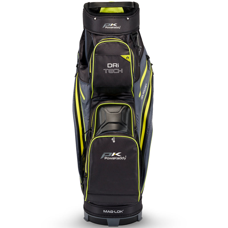 PowaKaddy Dri-TECH Waterproof Cart Bag -  Black/Green