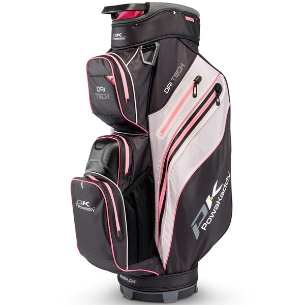 PowaKaddy Dri-TECH Waterproof Cart Bag -  Black/Pink