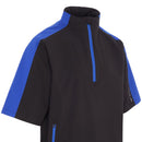 ProQuip Aqualite Pro Half Sleeve Waterproof Rain Top - Black/Magnetic Blue