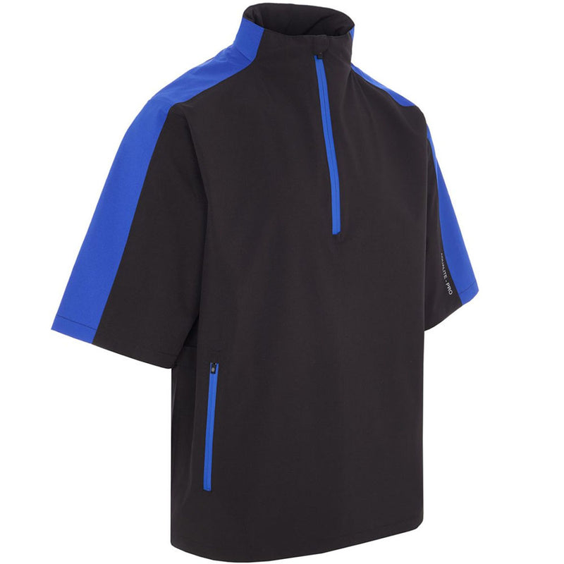 ProQuip Aqualite Pro 1/2 Sleeve Waterproof Rain Suit - Black/Magnetic Blue