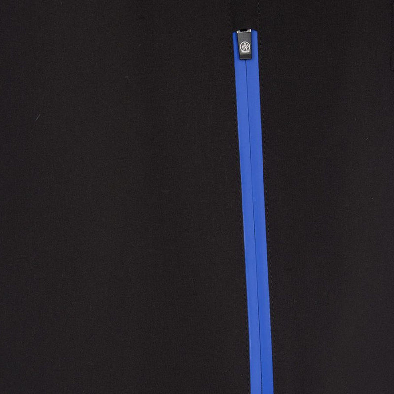 ProQuip Aqualite Pro Half Sleeve Waterproof Rain Top - Black/Magnetic Blue