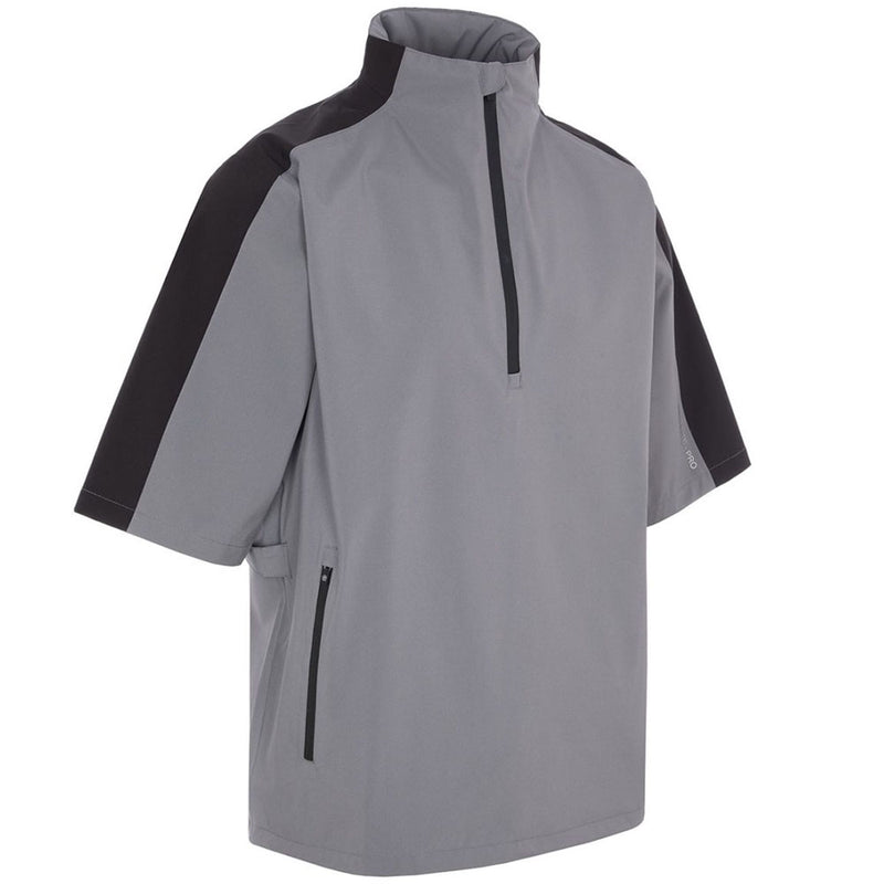 ProQuip Aqualite Pro Half Sleeve Waterproof Rain Top - Grey/Black