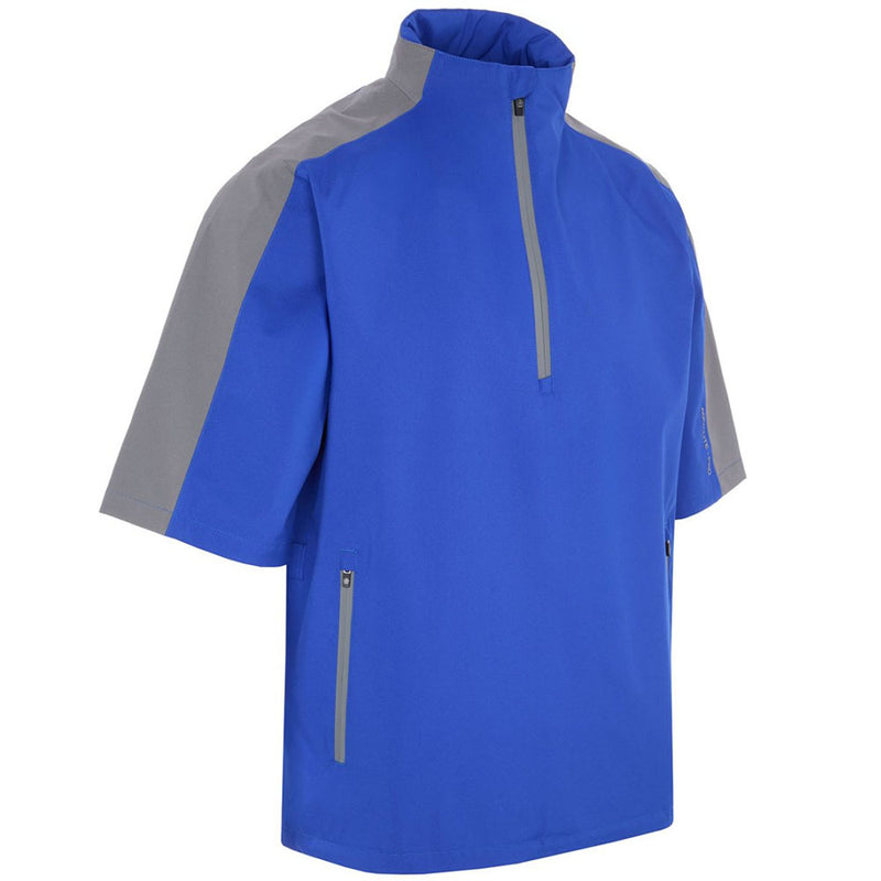 ProQuip Aqualite Pro Half Sleeve Waterproof Rain Top - Magnetic Blue/Grey