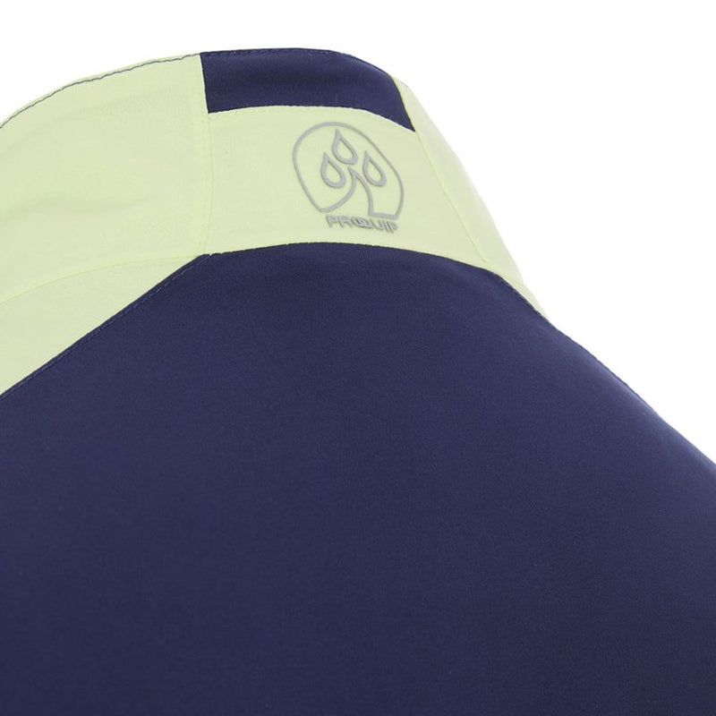 ProQuip Aqualite Pro 1/2 Sleeve Waterproof Rain Suit - Navy/Shadow Lime/Black