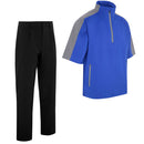 ProQuip Aqualite Pro 1/2 Sleeve Waterproof Rain Suit - Magnetic Blue/Grey/Black