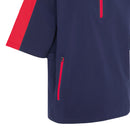 ProQuip Aqualite Pro Half Sleeve Waterproof Rain Top - Navy/Red